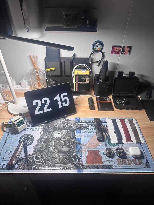 Великі гумові  килимки для компʼютера tactical USD (70 х 30 см