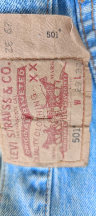 Calças Levis 501 W29 L32