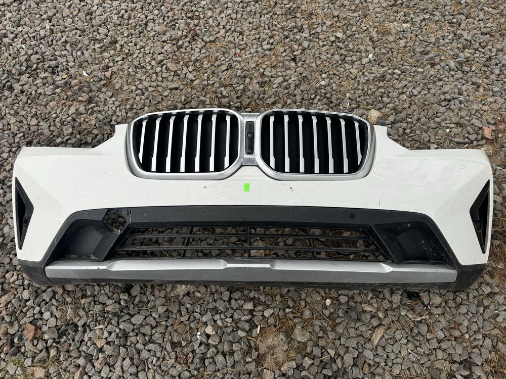 Бампер перед бмв х3 х4 рестайл х лайн bmw g01 g02 lci x line камепа