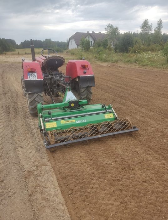 Koszenie Usługi traktorem z glebogryzarką, minikoparką, miniładowarką