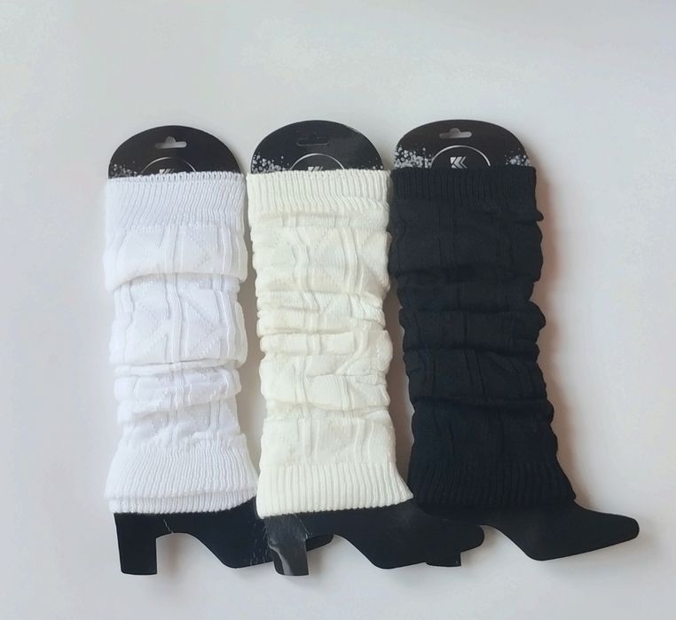 Гетри теплі білі молочні чорні зимові