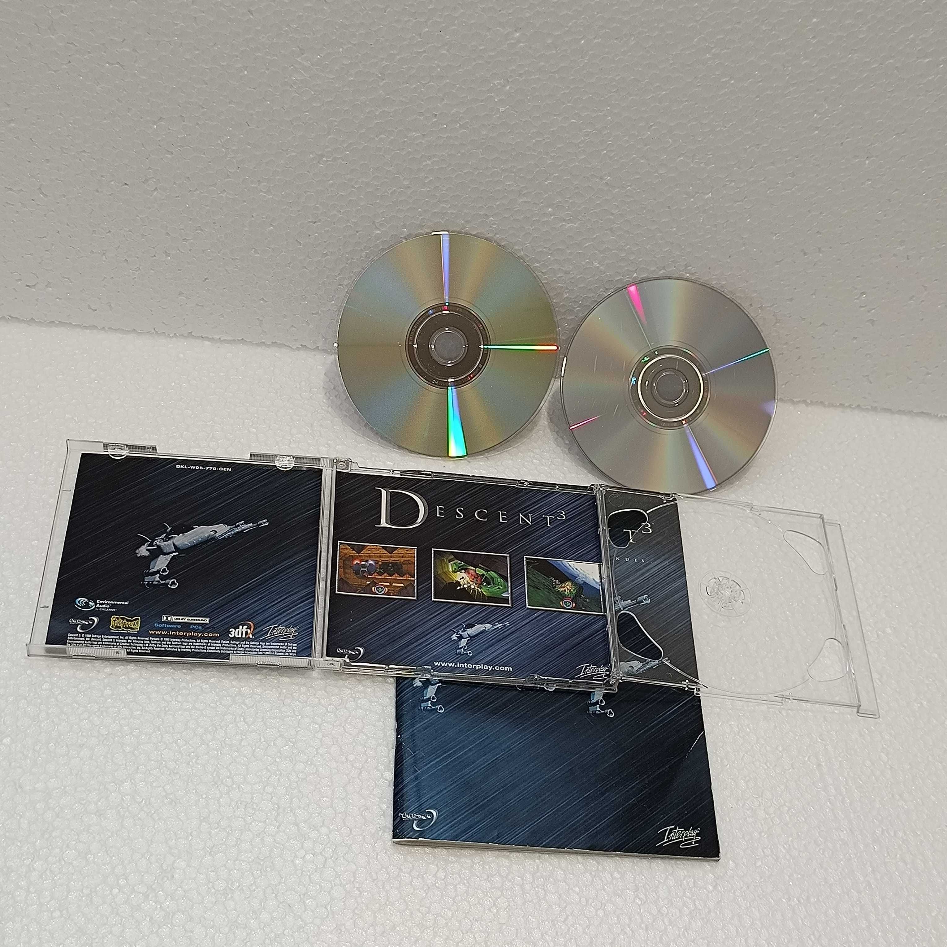 Descent 3 PC CD Rom - Jewel Case com 2 Discos + Manual