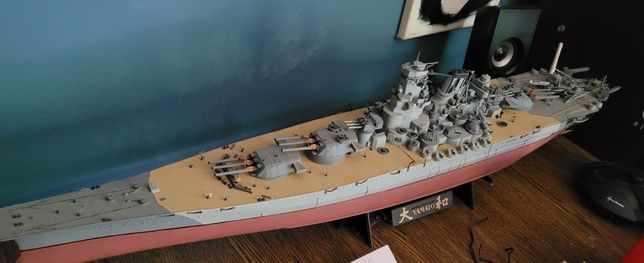 Okręt Yamato 75cm skala 1:350 Tamiya