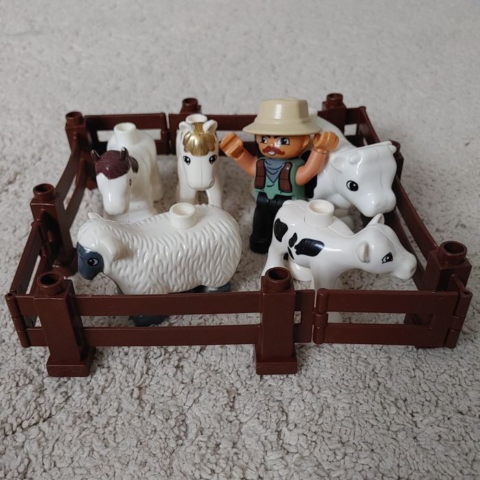 Lego duplo farma figurki zwierzeta