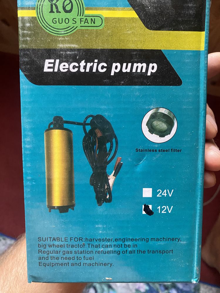 Електричний насос 12 V