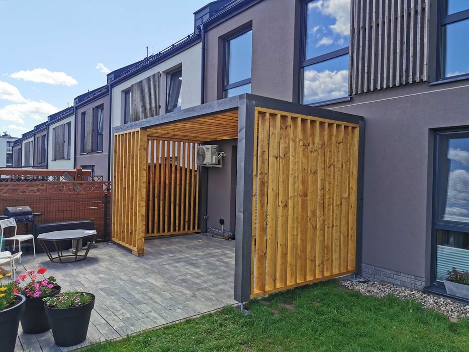 Konstrukcje drewniane #altana#garaż#zadaszenie#wiata#taras#domek