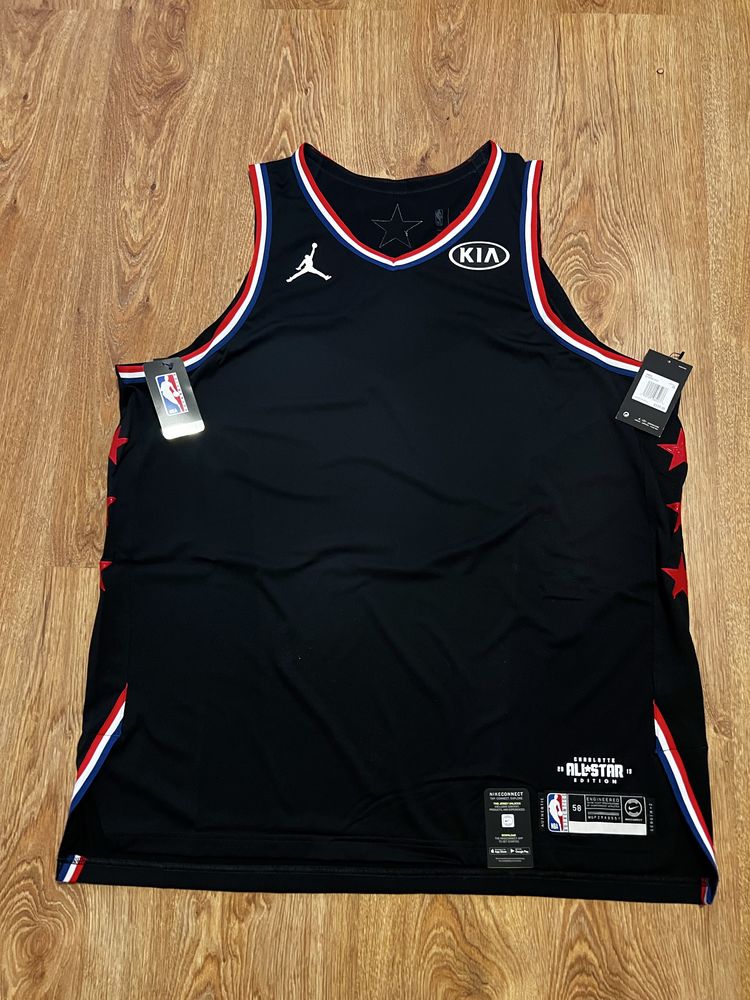 2019 NBA All-Star Game Lebron Team Vaporknit Black Jersey Blank NEW
