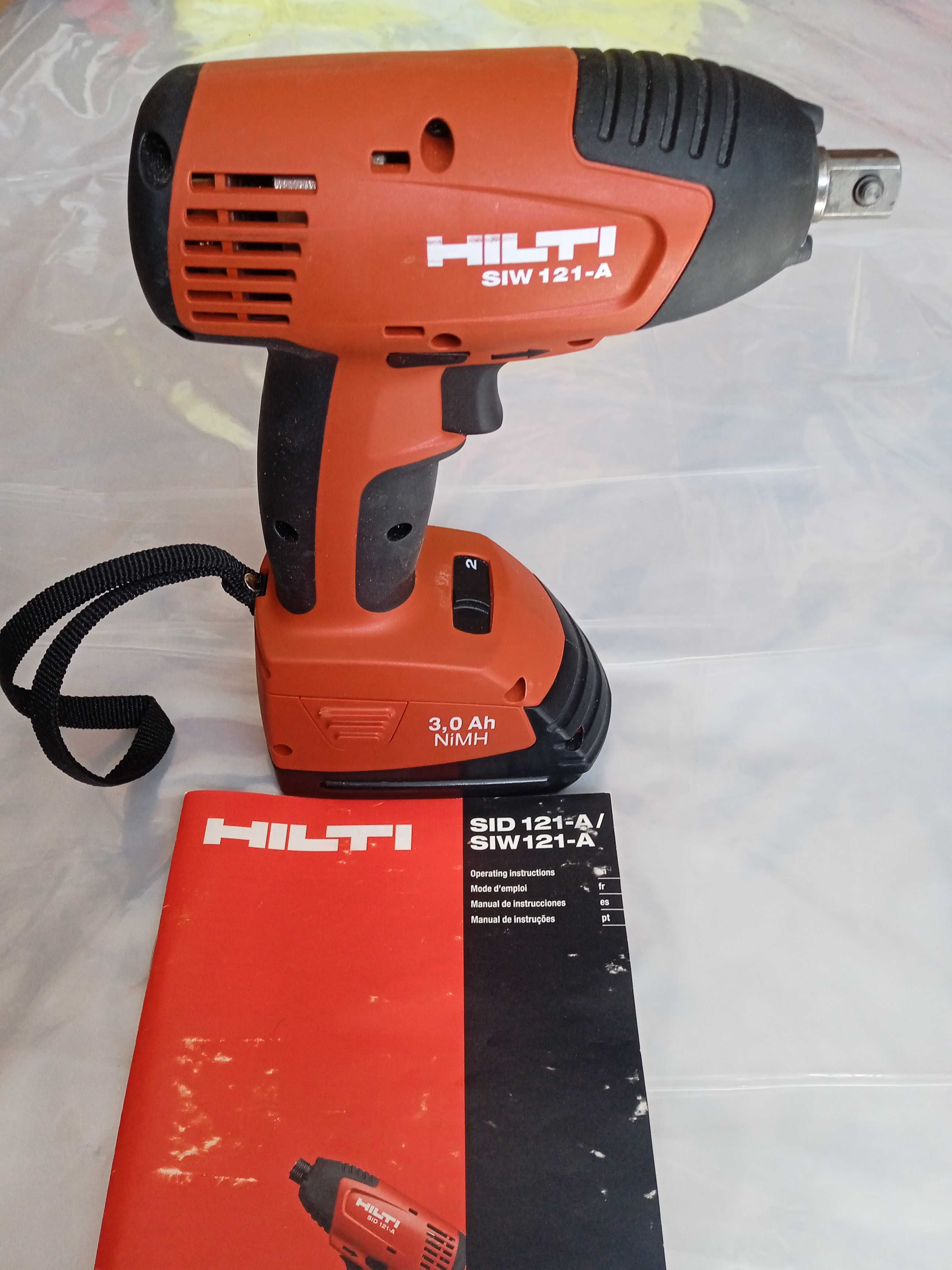 Акумуляторний гайковерт HILTI SIW 121-A з АКБ 3 Ah