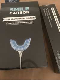 Kit de Branqueamento dentário SMILE CARBON selado