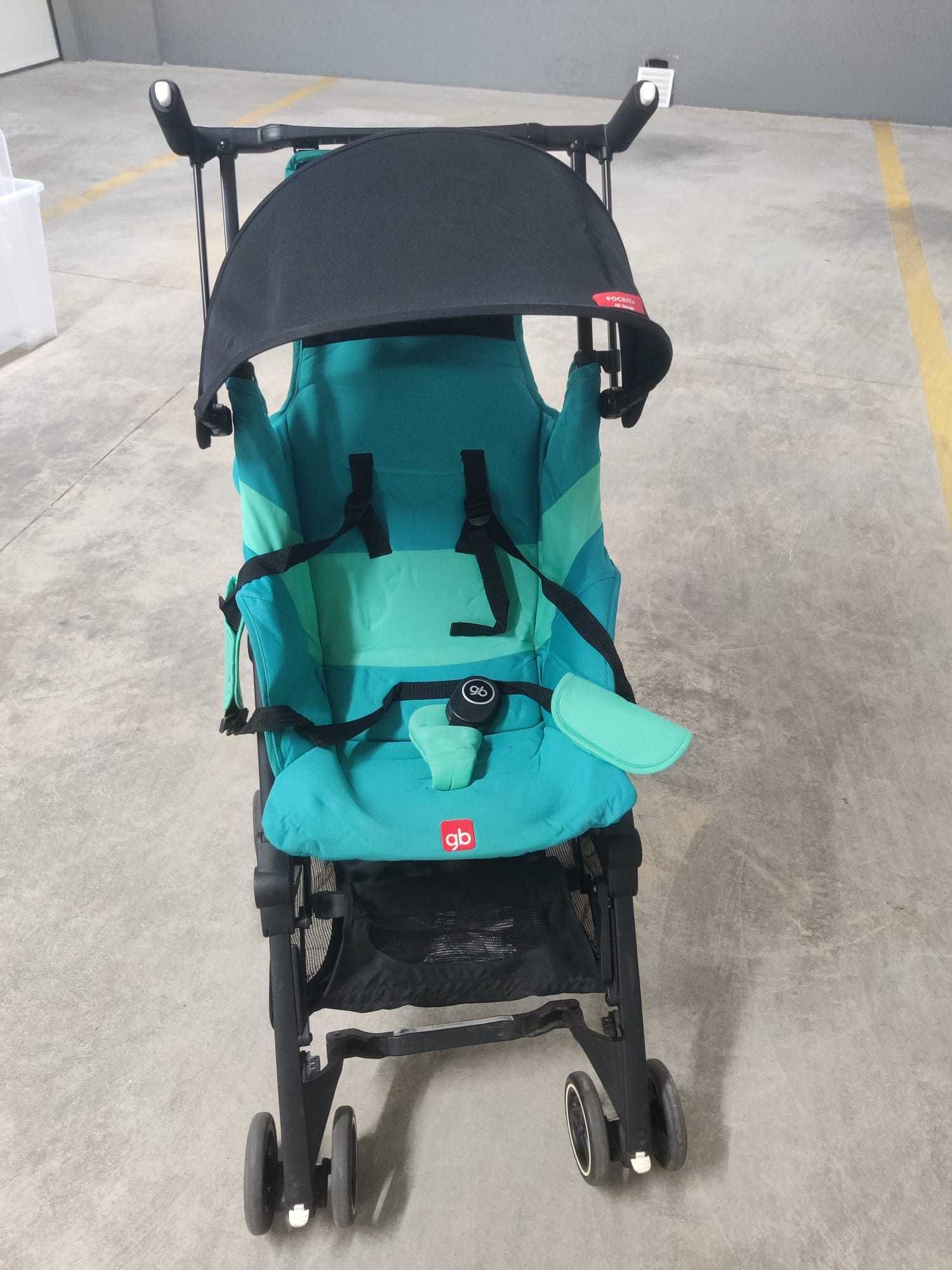 Carrinho Bebé-Criança Compacto, Leve- Viagens (GB Pockit+ All Terrain)