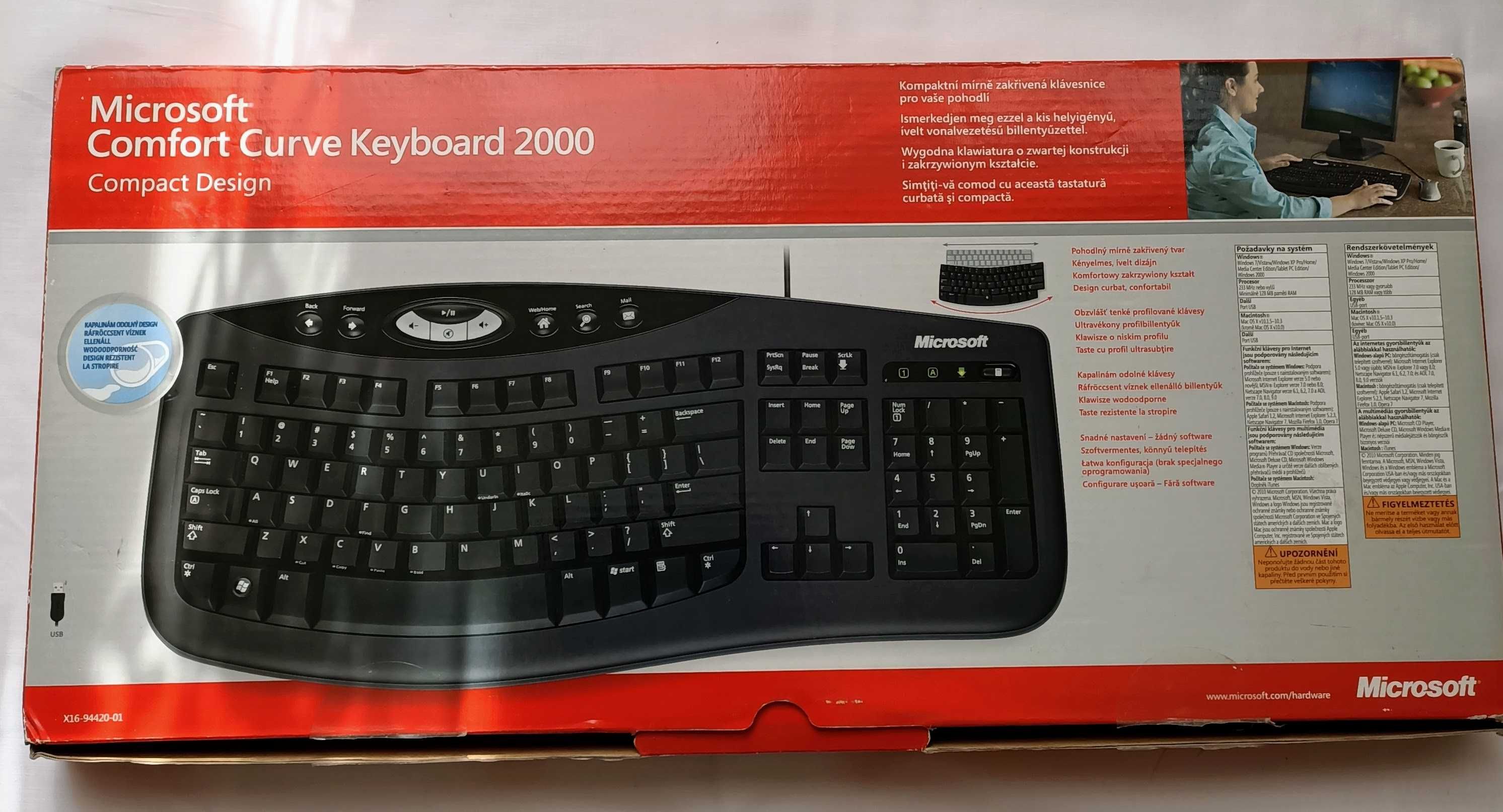 Klawiatura Microsoft Comfort Curve Keyboard 2000
