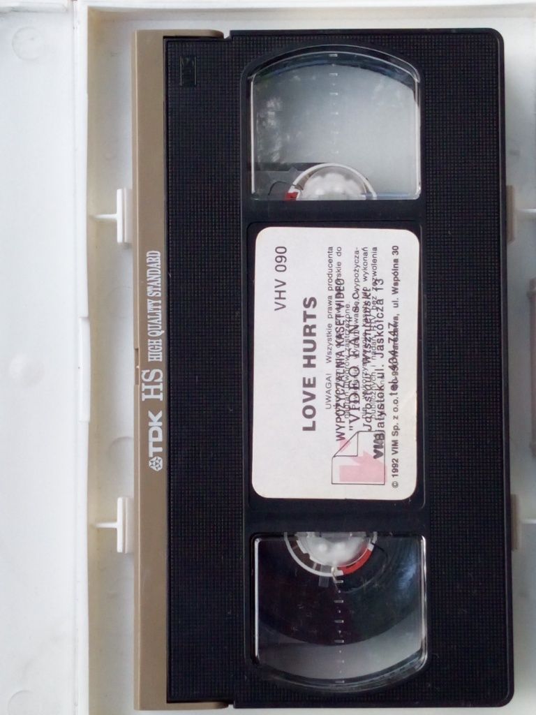Kaseta VHS – Love Hurts (1990) – Jeff Daniels – wydanie VIM