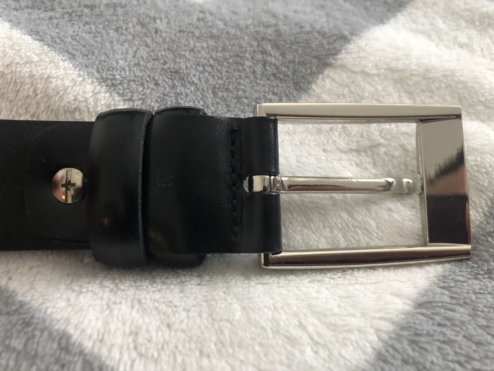 Pasek meski Pako Lorente 85/34 czarny