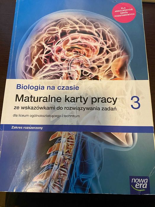 Biologia na czasie 3. Maturalne karty pracy. Zakres rozszerzony