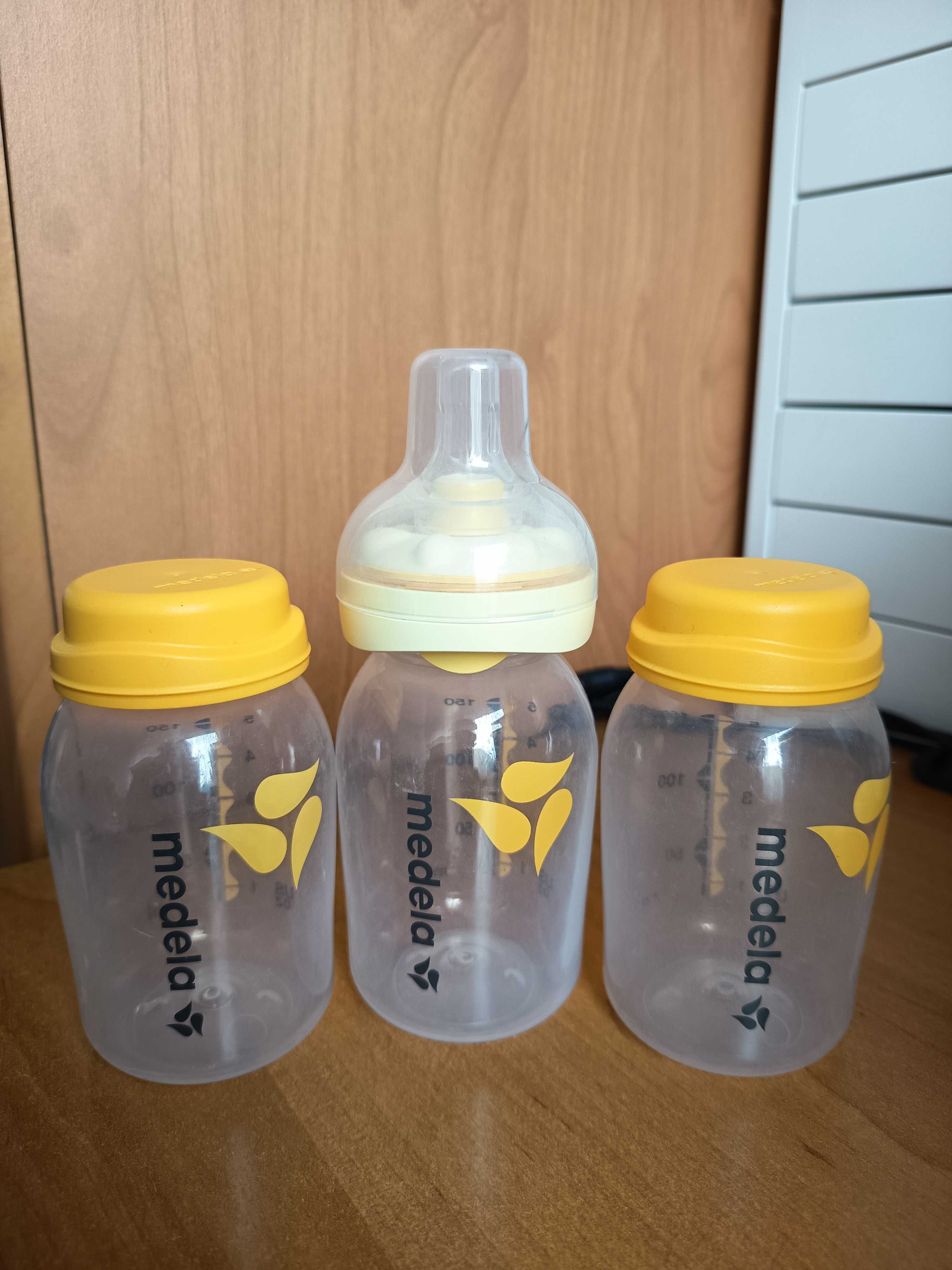 Medela Calma butelka i smoczek plus 2 butelki z zakrętka