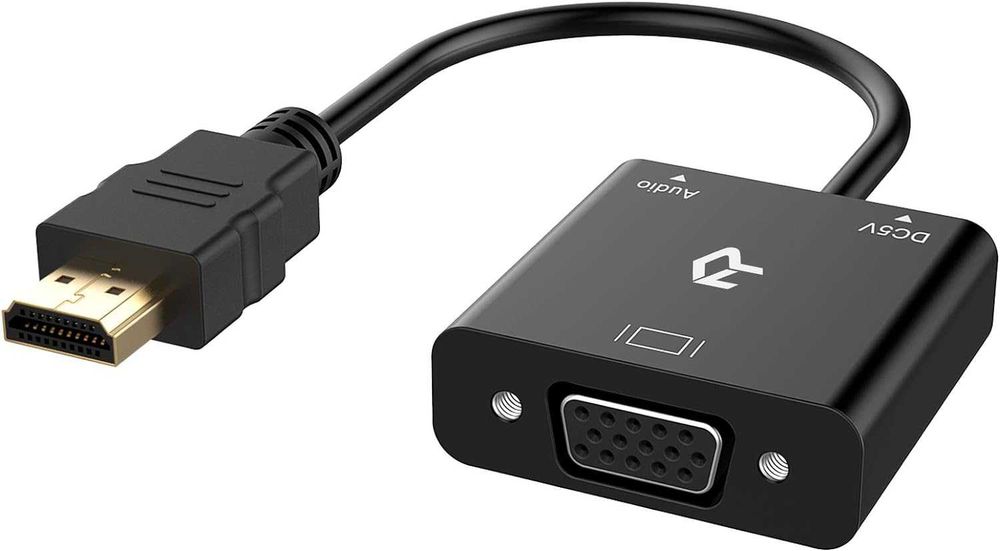 RANKIE adpater przejściówka HDMI NA VGA 1080p Aux Audio TV monitor
