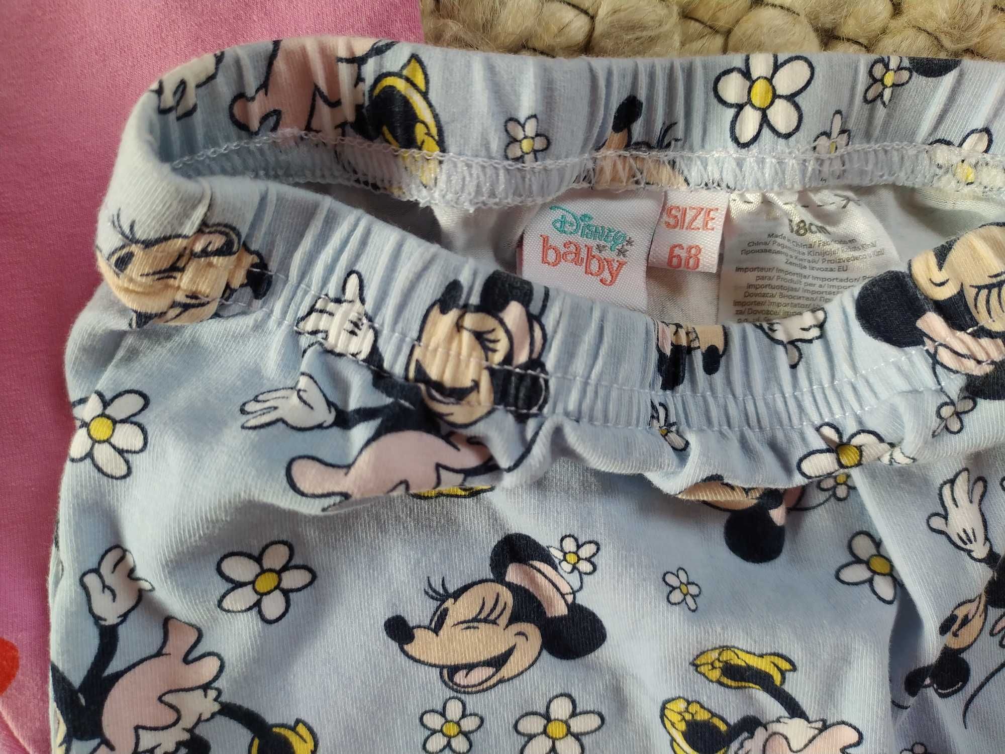 Cool club Smyk Disney Myszka Miki Minnie spodenki 2 pary legginsy 62