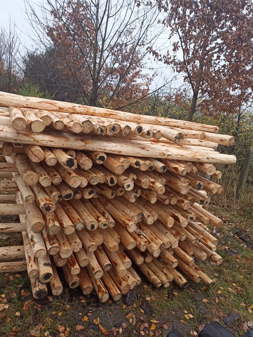 Stemple Drewniane 3.5m Nowe!!!