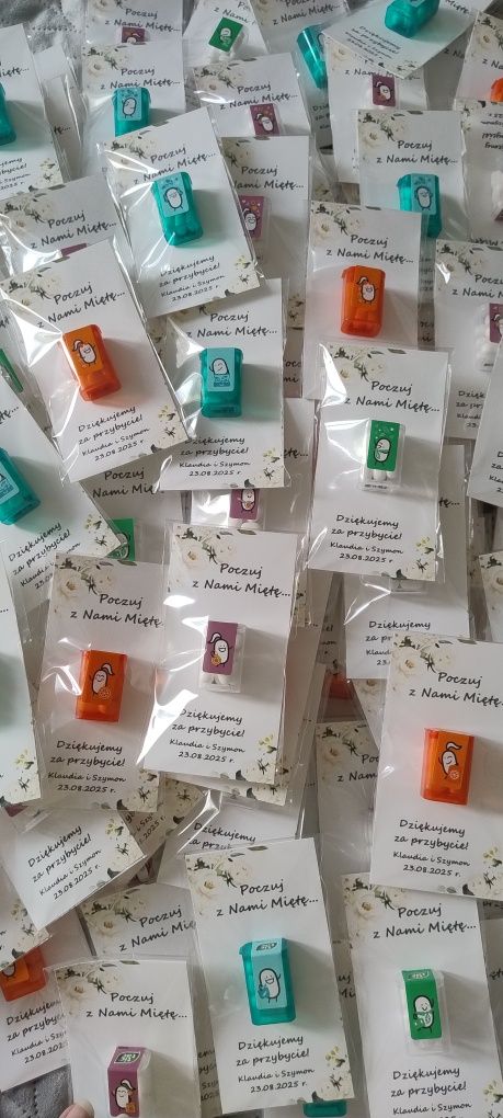 Podziękowania dla gości Mini tic tac