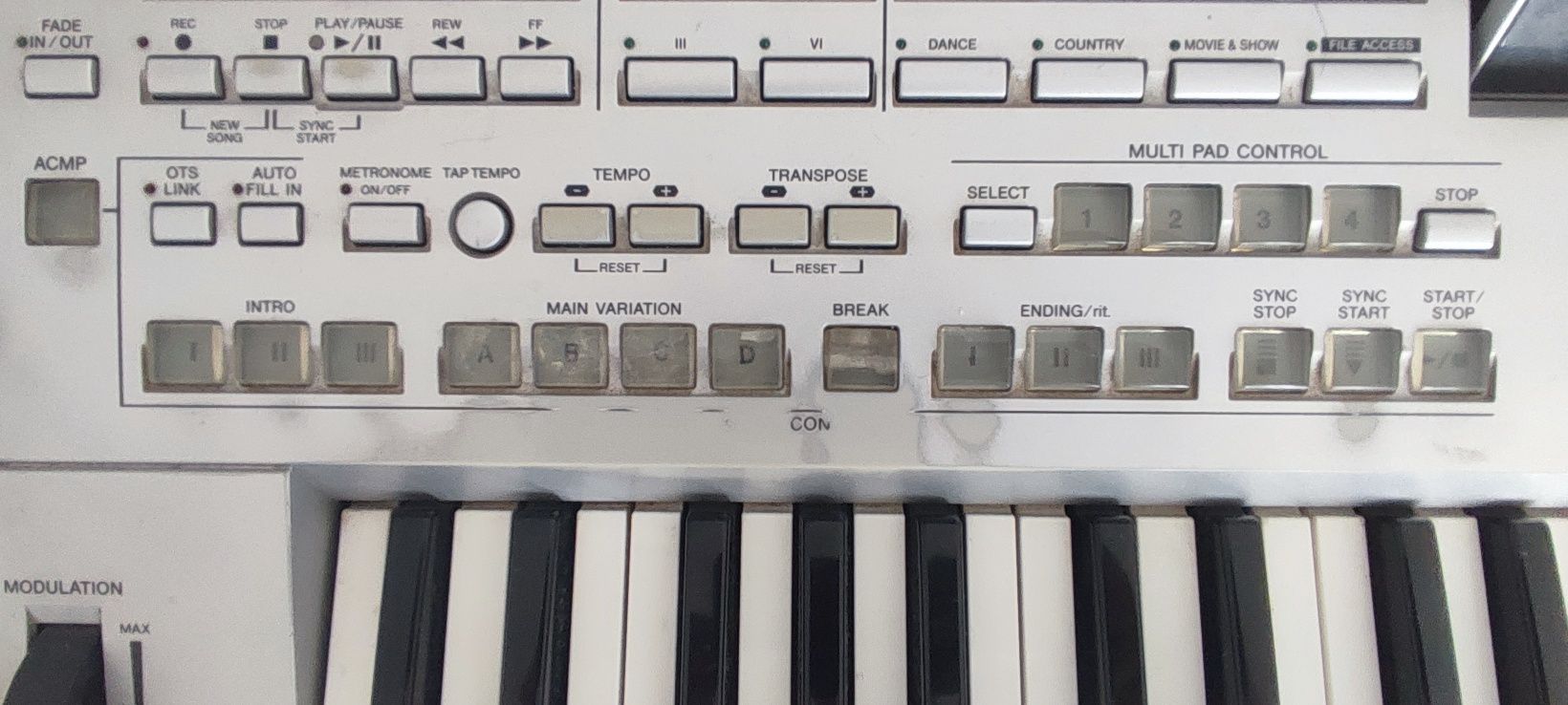 Keyboard Yamaha Tyros 2
