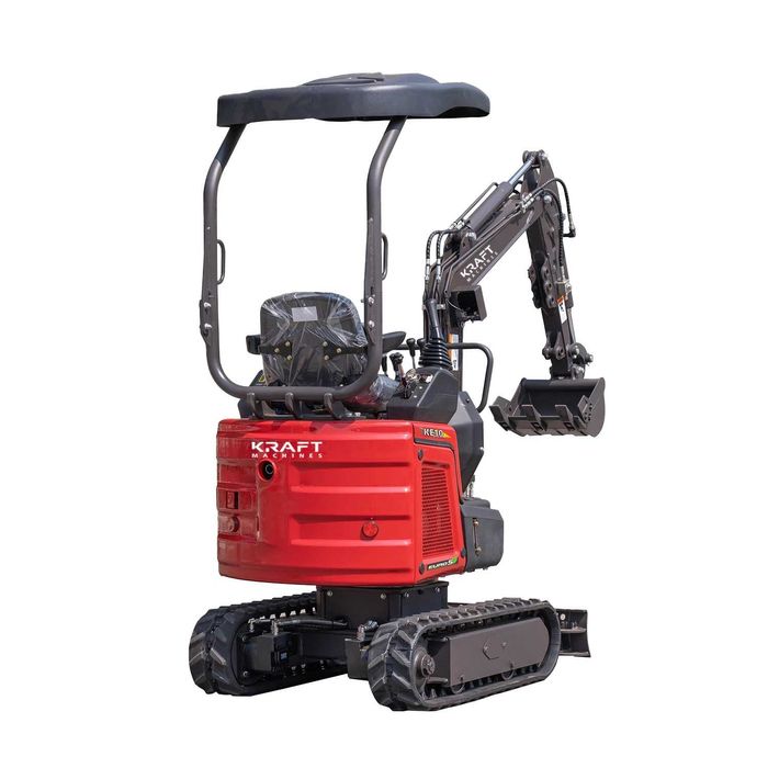 Minikoparka KRAFT KE10 PROLINE Kubota NOWA Ramie skrętne