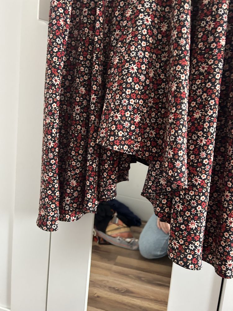 Sukienka maxi w kwiaty, z krótkim rękawem rozmiar 44 Primark