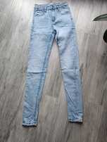 Jasnoniebieskie jeansy skinny