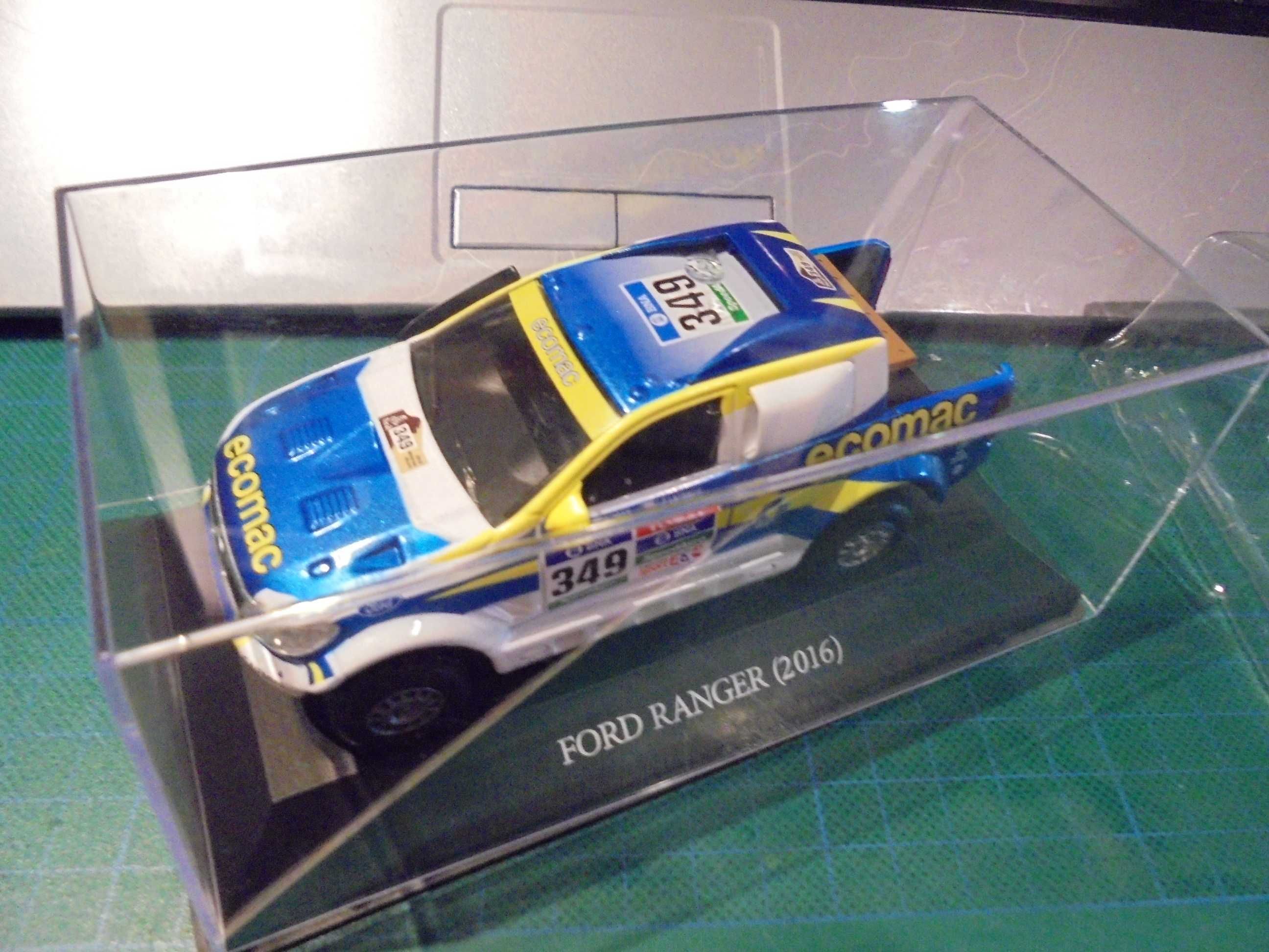 Rajd Dakar 1:43 Ford Ranger 2016r.kolekcjonerski,gablotka,WRC