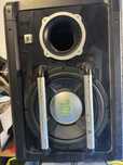 Mocny subwoofer samochodowy JBL GTO1214BP i wzmaczniacz JBL GT5-A3001
