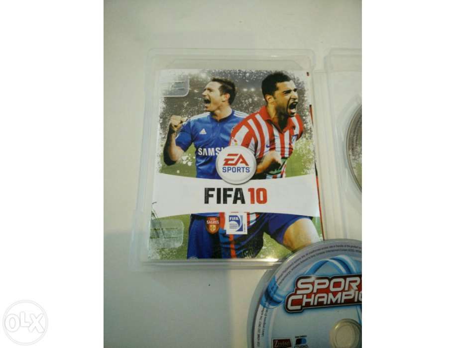 Jogos PS3 - Fifa10 + Sports Champions