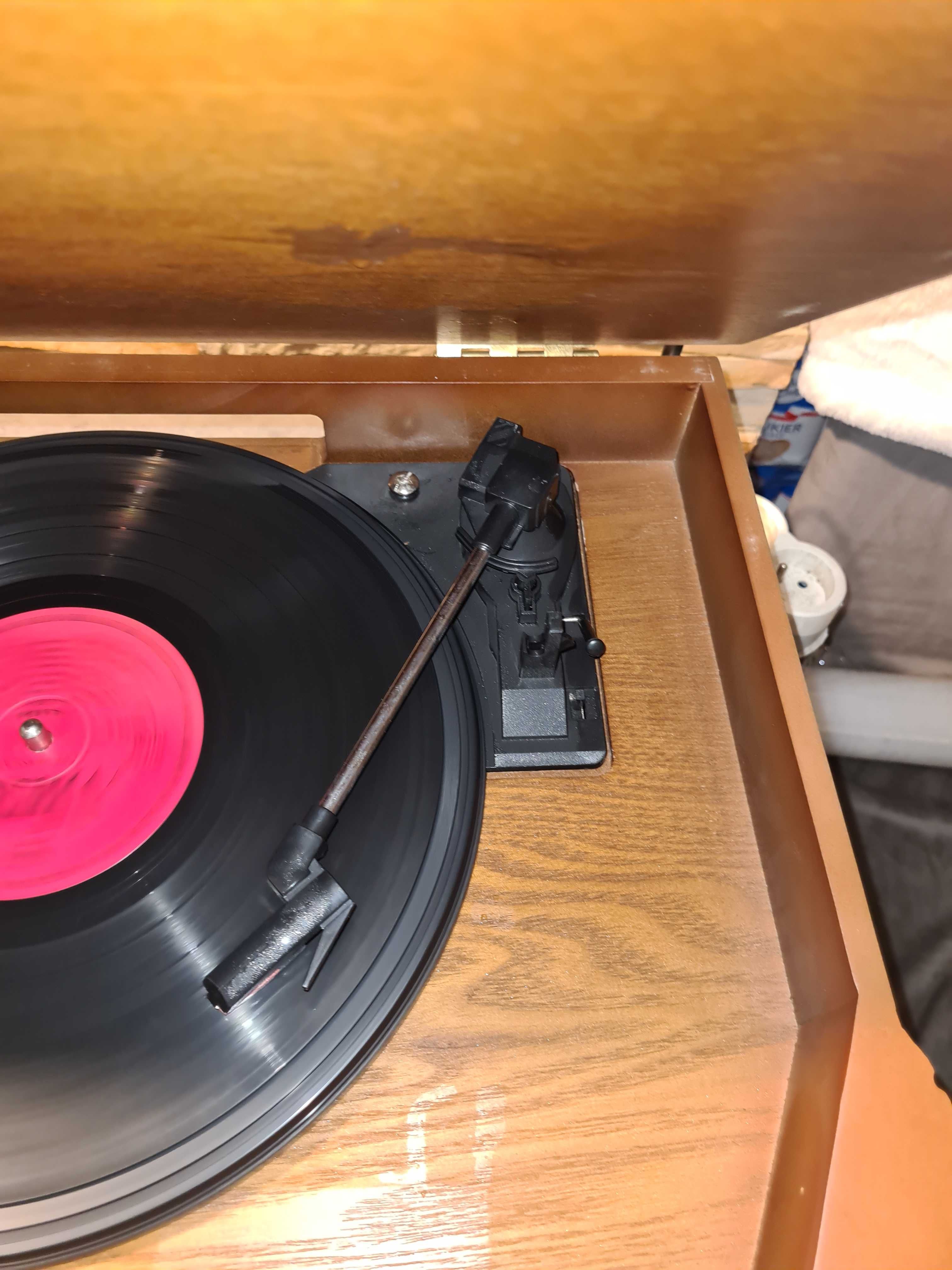 gramofon Classic Phono TCD-2500 zestaw muzyczny