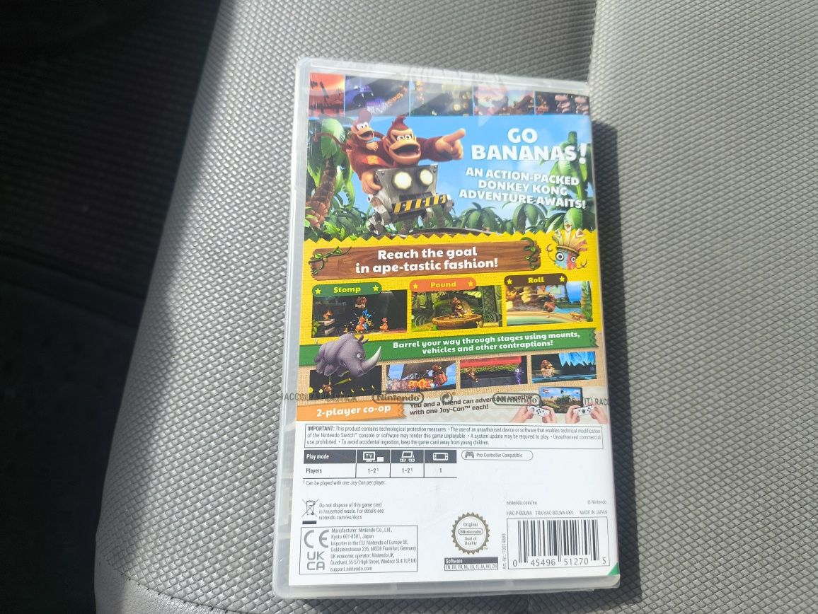Donkey Kong Country Returns HD Nowa folia Switch,