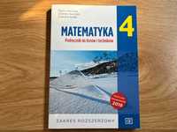 Nowy podręcznik MATEMATYKA 4 - zakres rozszerzony - Krzysztof Pazdro