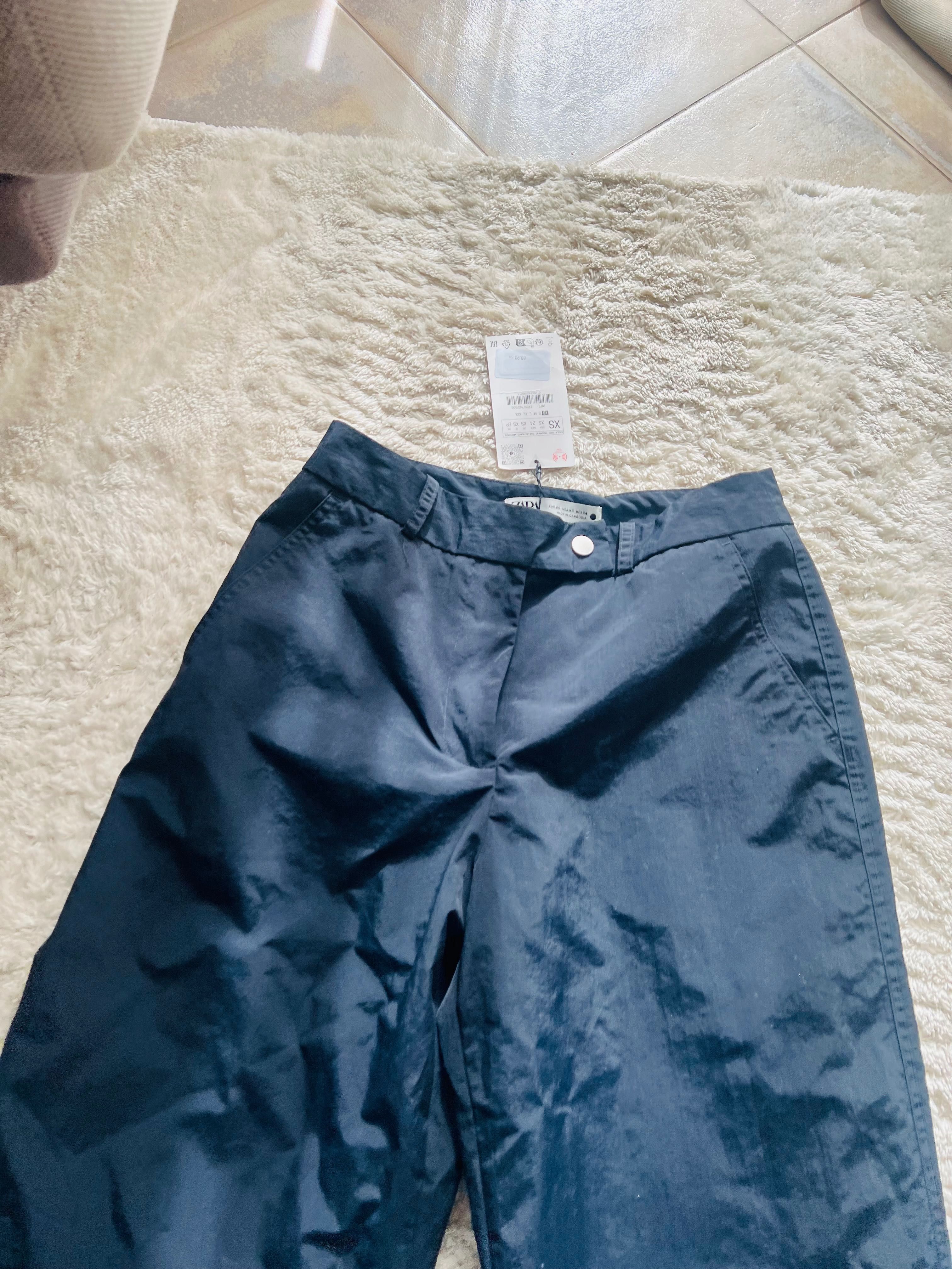 Nowe spodnie szerokie Zara rozmiar XS/34 nowe z metką