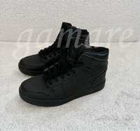 Nike air Jordan 1 całe czarne damskie buty jordany 1 czarne nowe 36-41