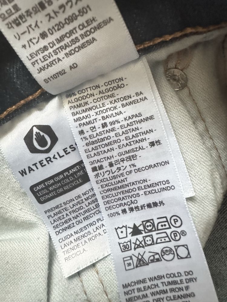 Levis 514 - granatowe
