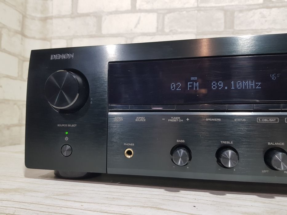 Стерео AV ресивер DENON DRA-800H,*2x80 Вт, HDMI, Wi-Fi, HEOS, Spotify.