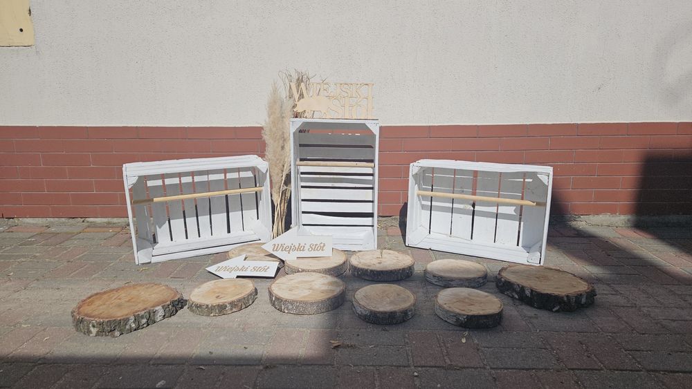 Wiejski stół na wesele - zestaw