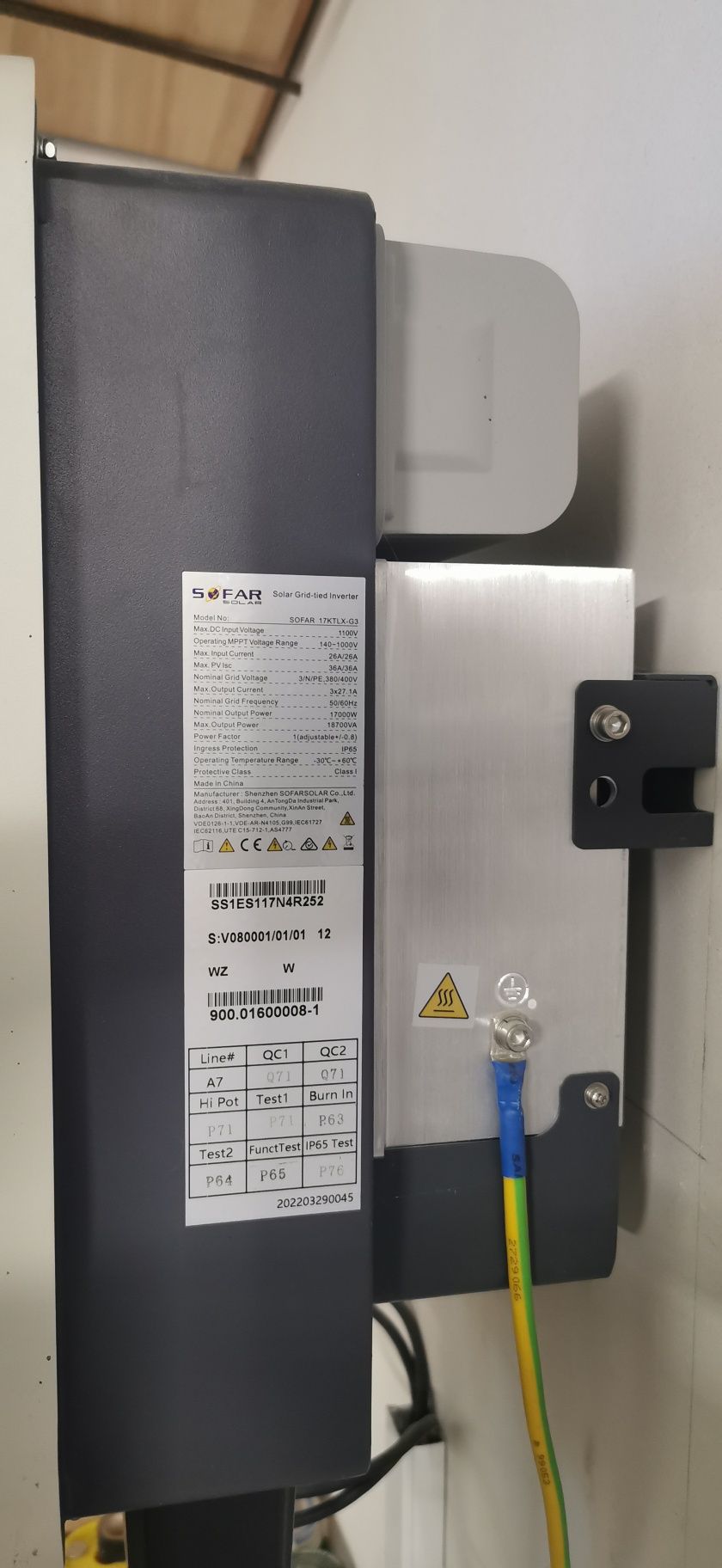 Falownik Inwerter Sofar 17 KTLX-G3 17 kW 3-Fazowy