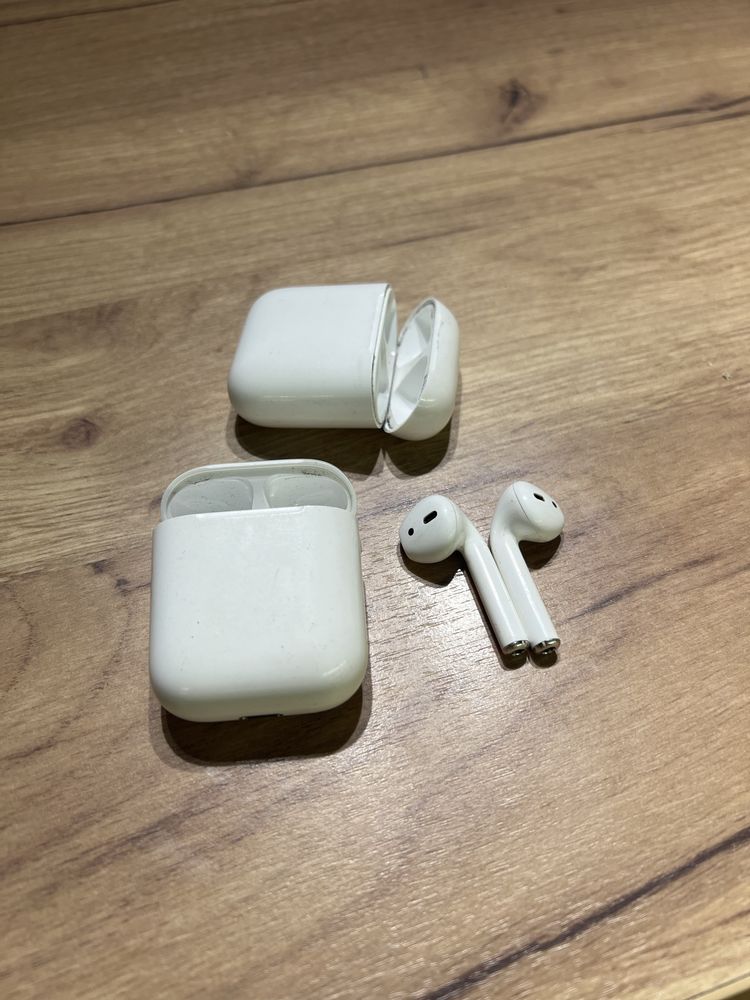 Airpods 2 оригінал додатковий кейс і чохол в подарунок