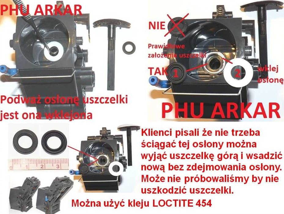 Uszczelka bloku zaparzacza Siemens EQ5 EQ6 EQ7 EQ8 Bosch Vero Cafe Bar
