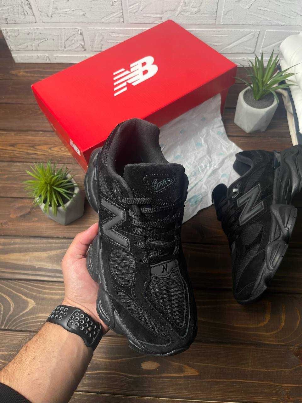 45 (29 см) New Balance 9060 нб Нью беленси нью баланс ретро чорні