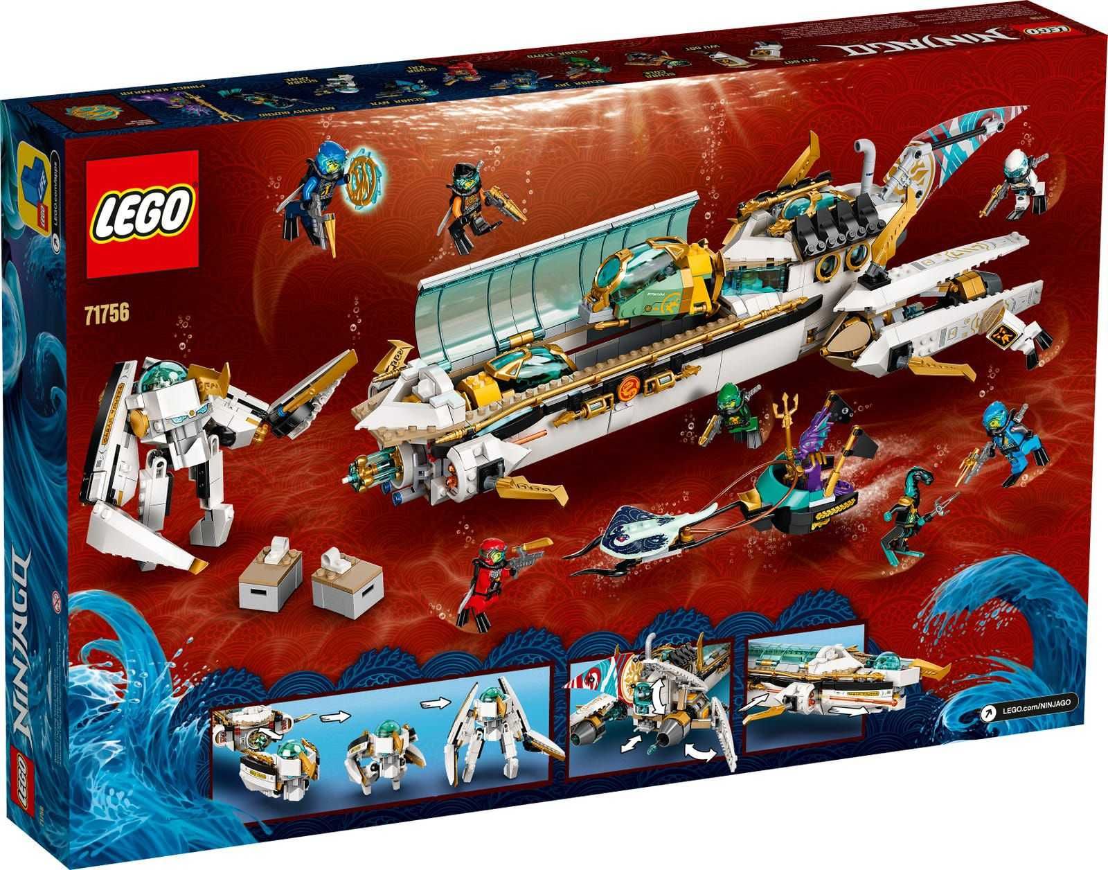 Klocki LEGO 71756 Ninjago - Pływająca Perła NOWE SZYBKA WYSYŁKA