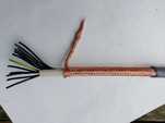 Kabel 12x1mm2 w miedzianym oplocie.