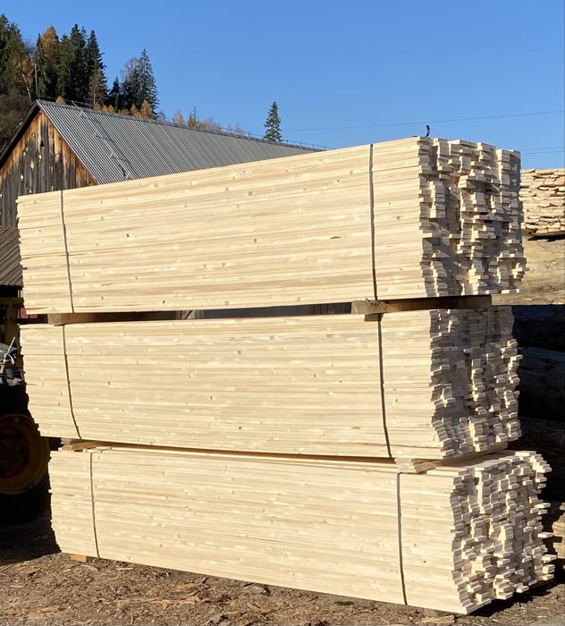 Deska strugana, lamela heblowana ŚWIERK/MODRZEW szlifowana, Transport