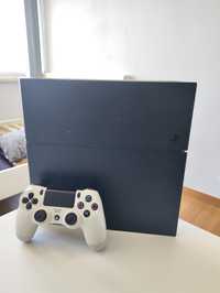 Playstation 4 1Tb + Comando Branco