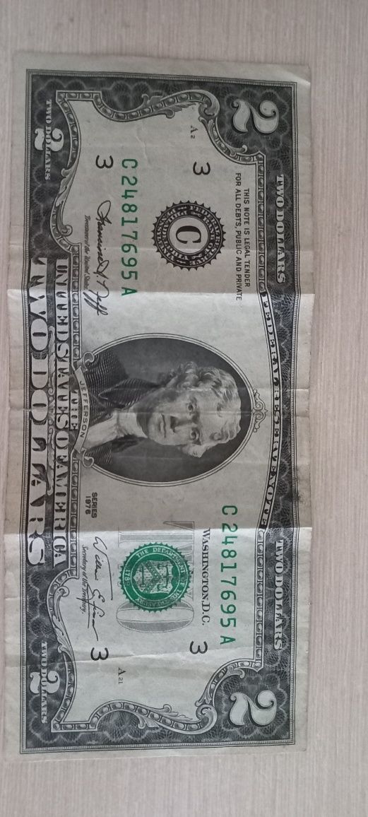 2 доллара 1976 года