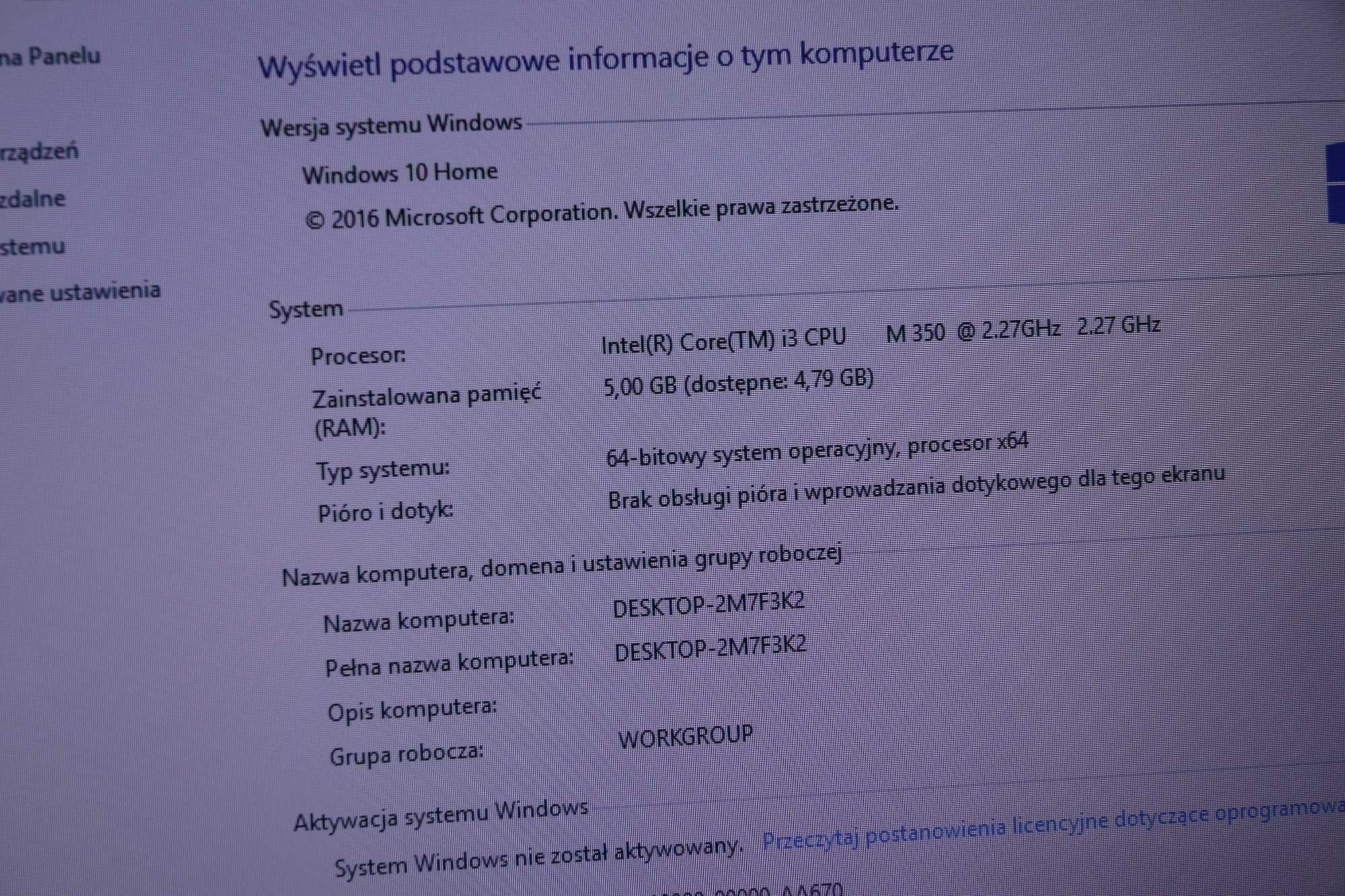 Laptop Asus A52F,procesor i3, 5GB ram, Windows10, B.D.Stan