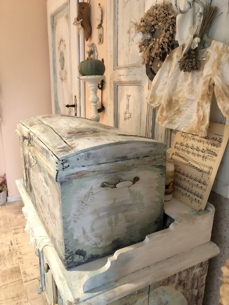 Kufer vintage Shabby chic