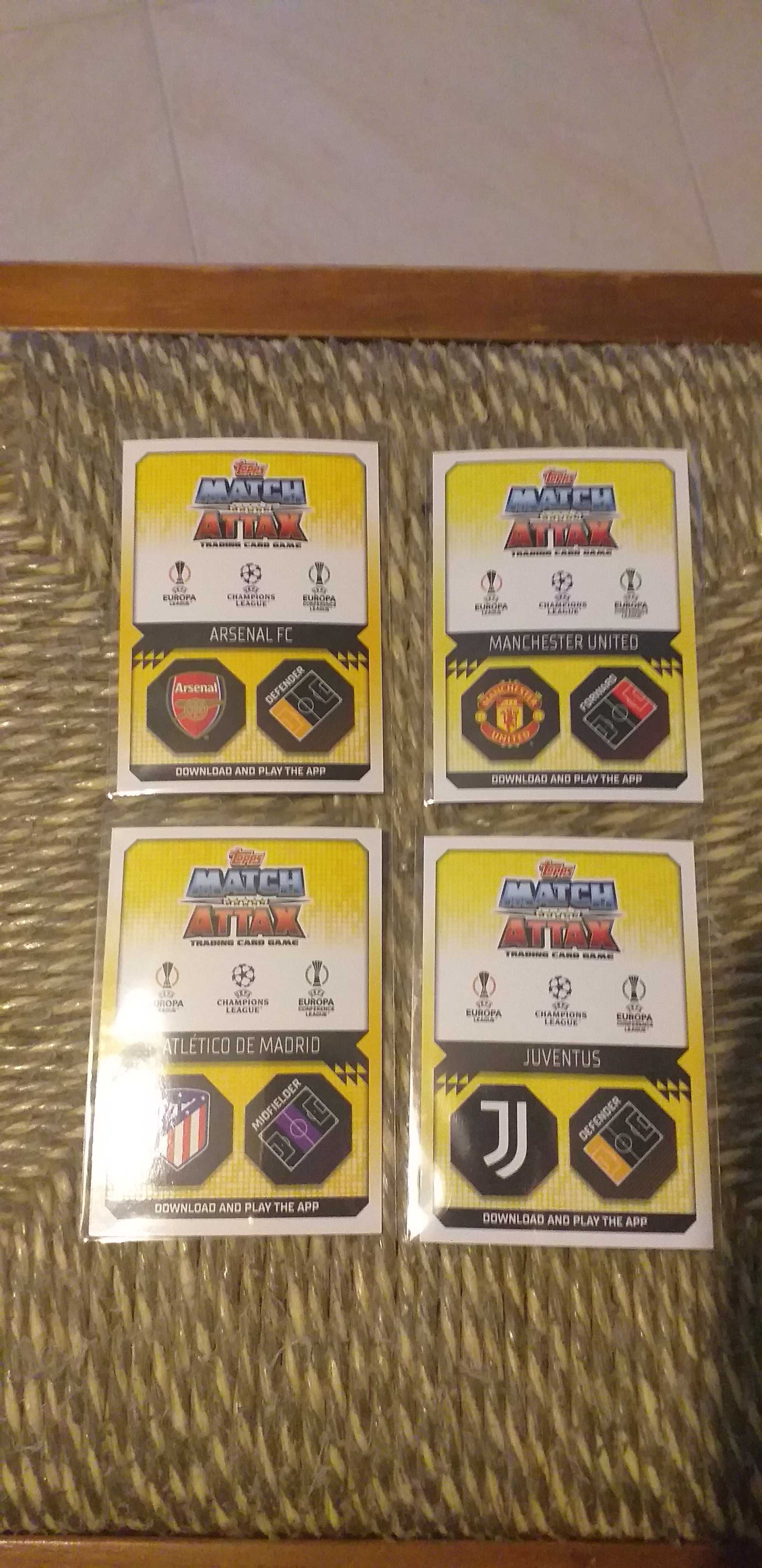 Cartas TOPPS Match Attax 22/23 (Liga Campeões, Europa e Conferencia)